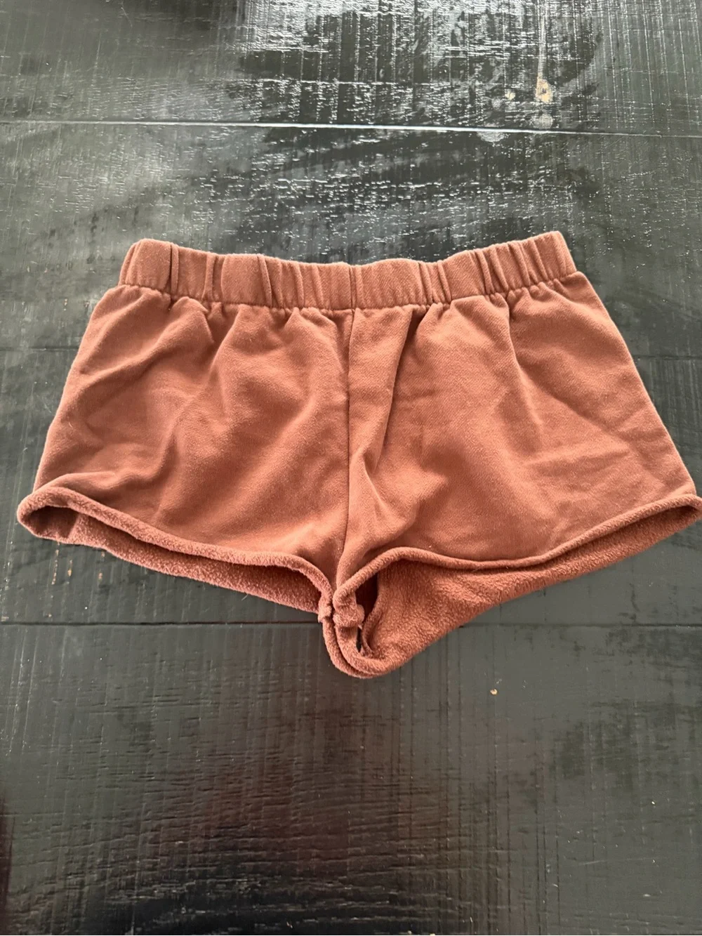 PLAYBOY Rust-Tone Terry Athletic Shorts